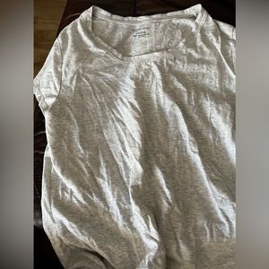 White/grey, medium womens shirt